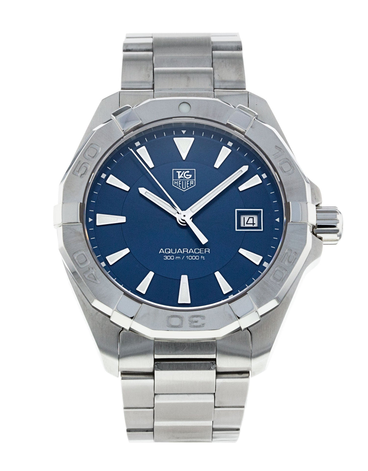 Shop Authentic Tag Heuer Aquaracer Blue Dial Watch for Men - WAY1112.BA0928 - Luxxuri