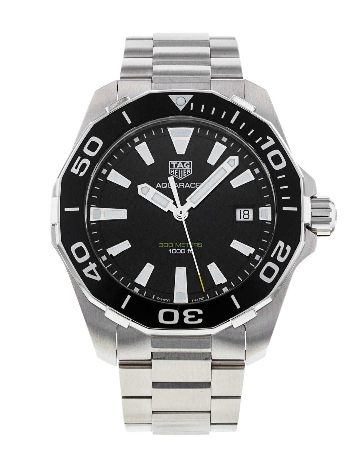 Shop Authentic Tag Heuer Aquaracer Black Dial Watch for Men - WAY111A.BA0928 - Luxxuri