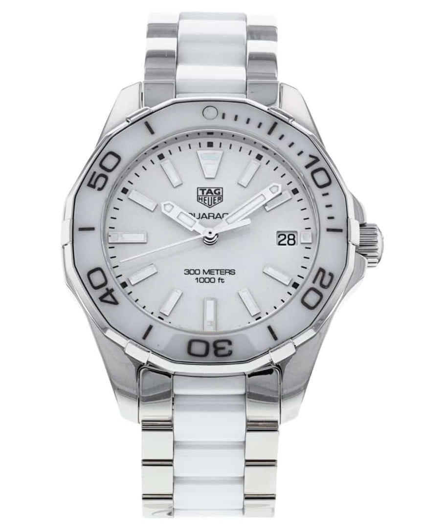 Shop Authentic Tag Heuer Aquaracer White Dial Watch for Women - WAY131B.BA0914 - Luxxuri
