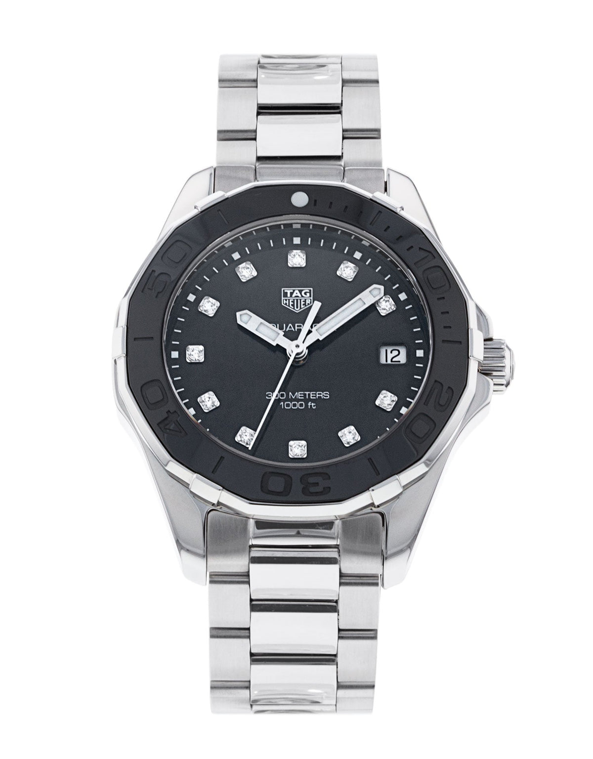 Shop Authentic Tag Heuer Aquaracer Black Dial Watch for Women - WAY131M.BA0748 - Luxxuri