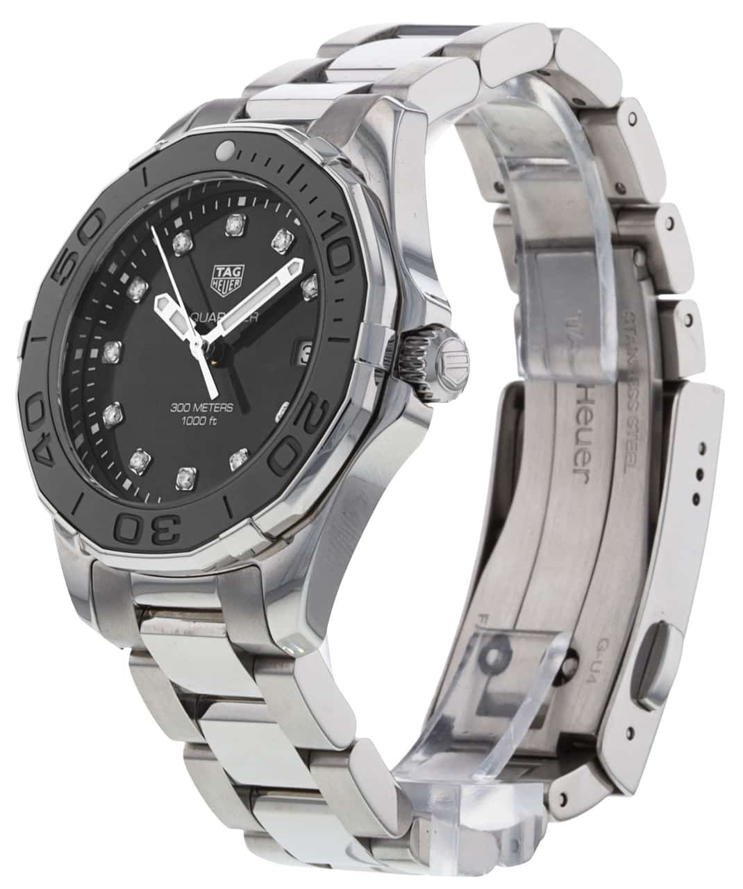 Shop Authentic Tag Heuer Aquaracer Black Dial Watch for Women - WAY131M.BA0748 - Luxxuri