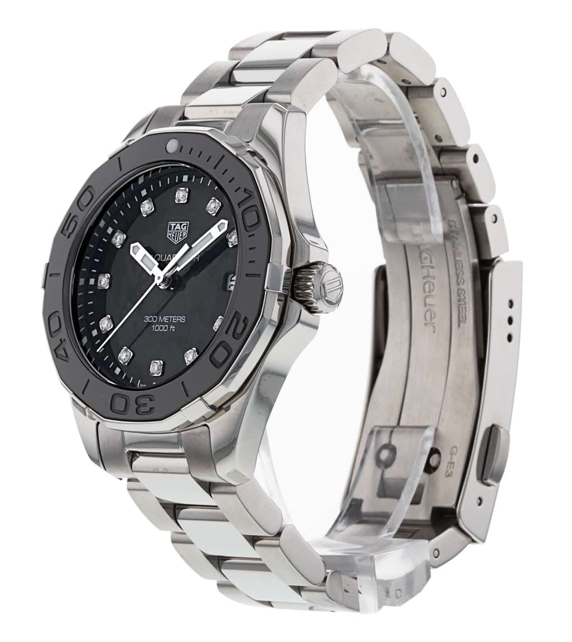 Shop Authentic Tag Heuer Aquaracer Black Dial Watch for Women - WAY131M.BA0748 - Luxxuri