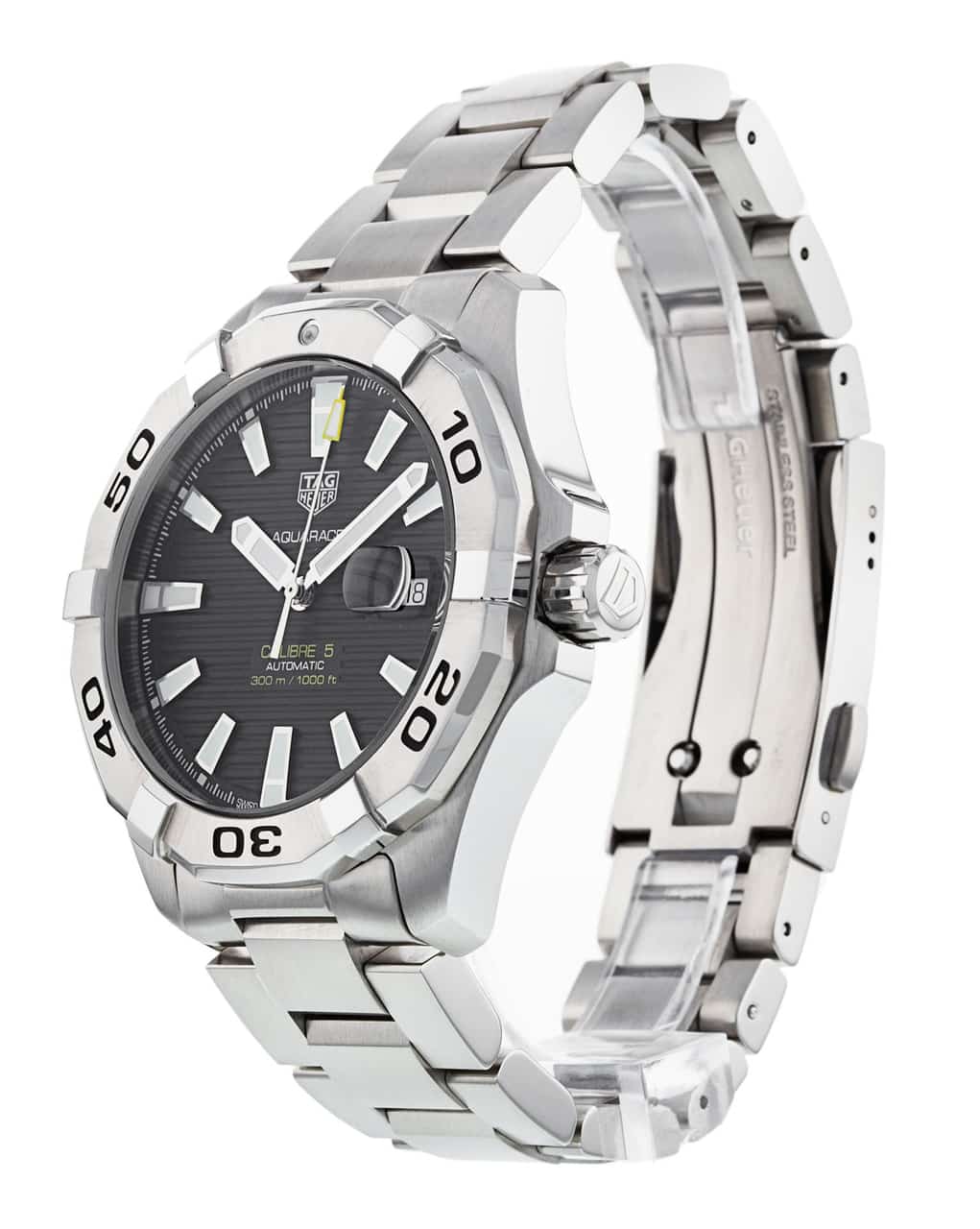 Shop Authentic Tag Heuer Aquaracer Black Dial Watch for Men - WAY2010.BA0927 - Luxxuri