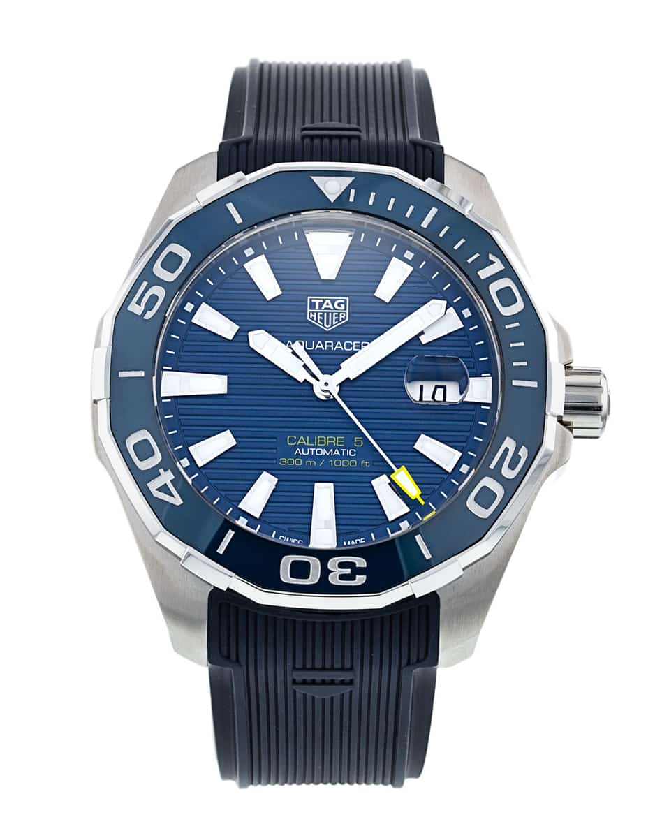 Shop Authentic Tag Heuer Aquaracer Blue Dial Watch for Men - WAY201B.FT6150 - Luxxuri
