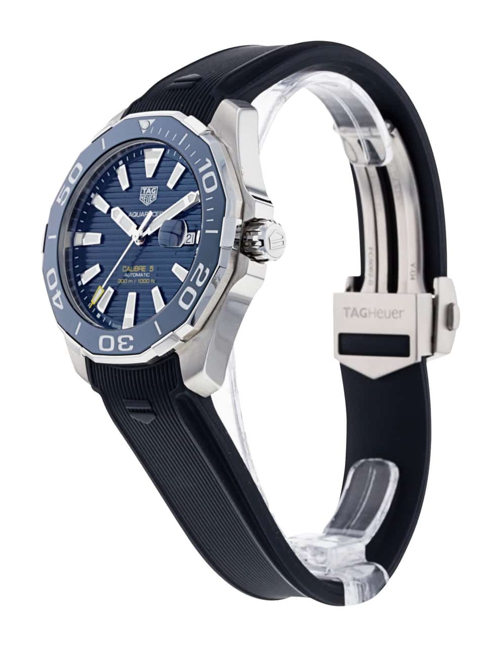 Shop Authentic Tag Heuer Aquaracer Blue Dial Watch for Men - WAY201B.FT6150 - Luxxuri