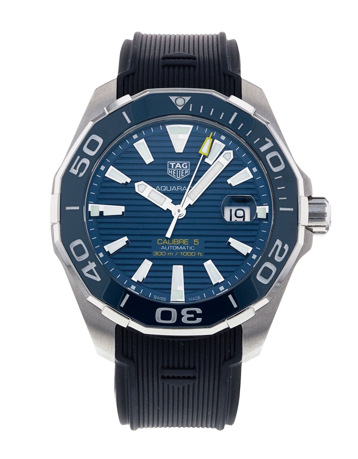 Shop Authentic Tag Heuer Aquaracer Blue Dial Watch for Men - WAY201B.FT6150 - Luxxuri