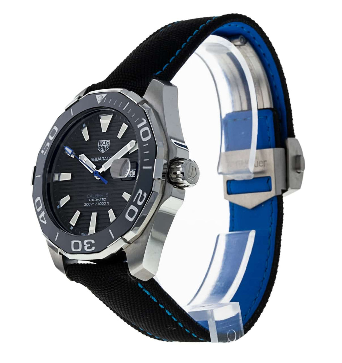 Shop Authentic Tag Heuer Aquaracer Black Dial Watch for Men - WAY201C.FC6395 - Luxxuri