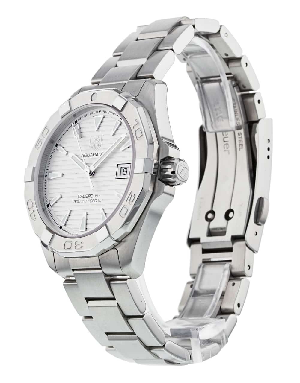 Shop Authentic Tag Heuer Aquaracer White Dial Watch for Men - WAY2111.BA0928 - Luxxuri