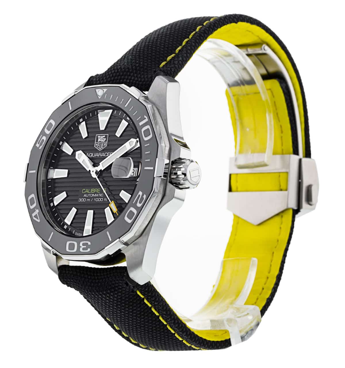 Shop Authentic Tag Heuer Aquaracer Black Dial Watch for Men - WAY211A.FC6362 - Luxxuri