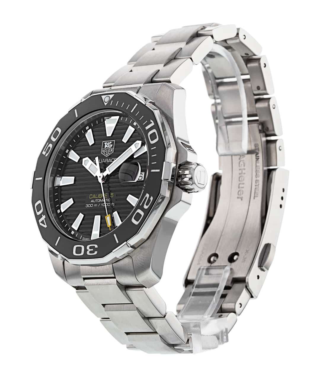 Shop Authentic Tag Heuer Aquaracer Black Dial Watch for Men - WAY211A.BA0928 - Luxxuri