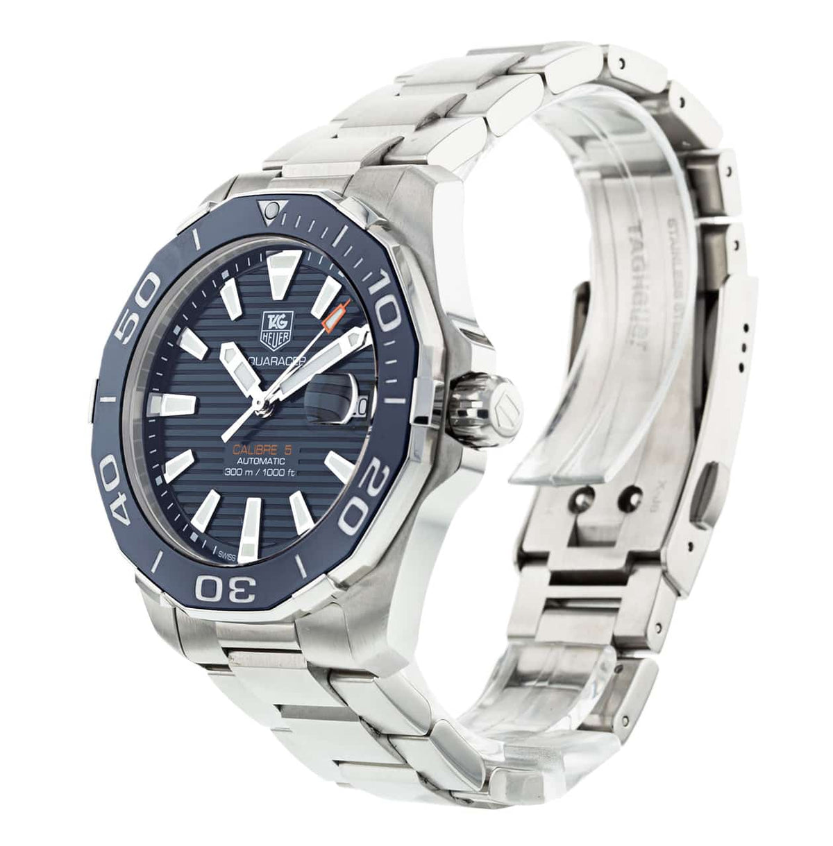 Shop Authentic Tag Heuer Aquaracer Blue Dial Watch for Men - WAY211C.BA0928 - Luxxuri