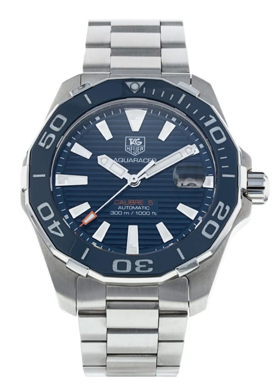 Shop Authentic Tag Heuer Aquaracer Blue Dial Watch for Men - WAY211C.BA0928 - Luxxuri