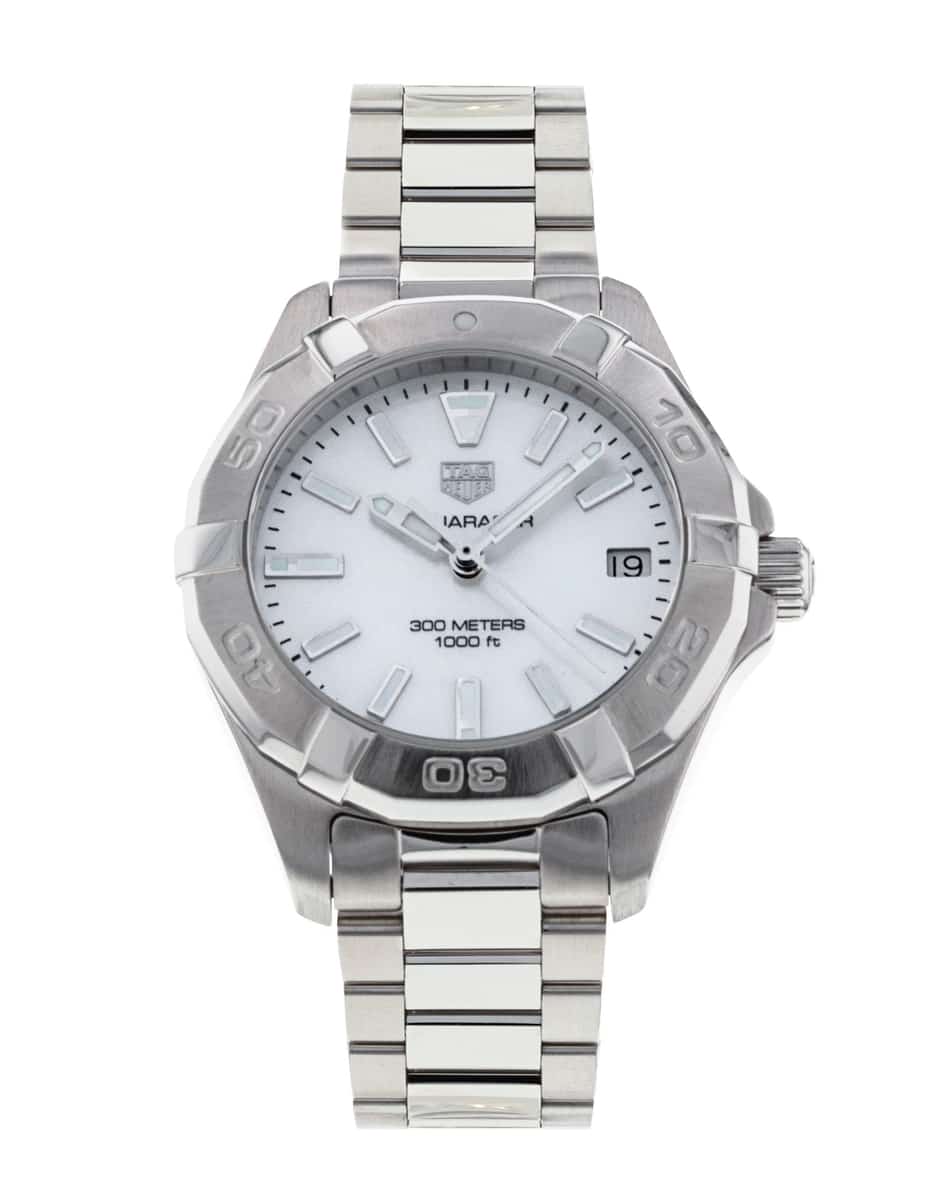Shop Authentic Tag Heuer Aquaracer White Mother of Pearl Dial Watch for Women - WBD1311.BA0740 - Luxxuri