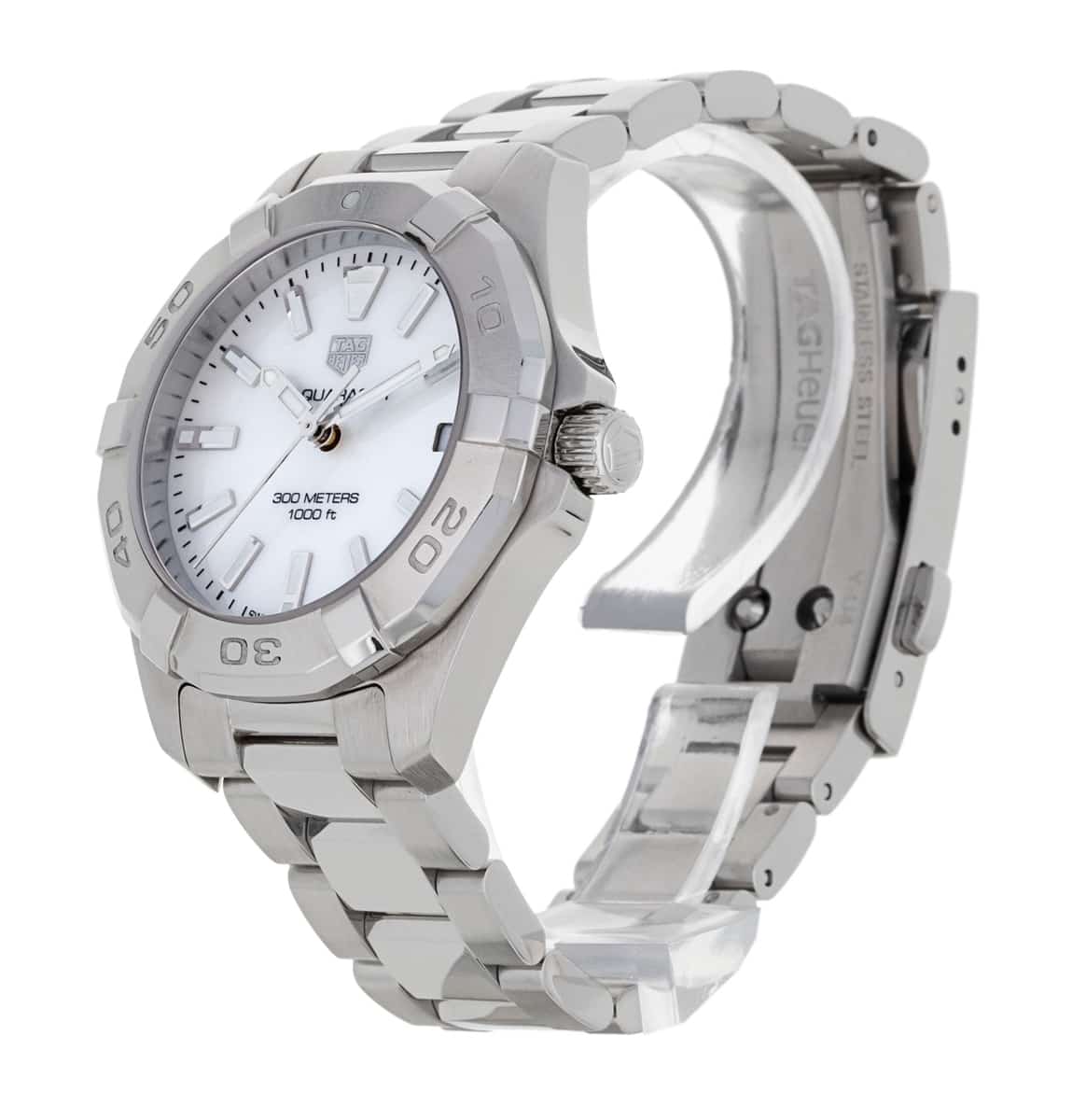 Shop Authentic Tag Heuer Aquaracer White Mother of Pearl Dial Watch for Women - WBD1311.BA0740 - Luxxuri
