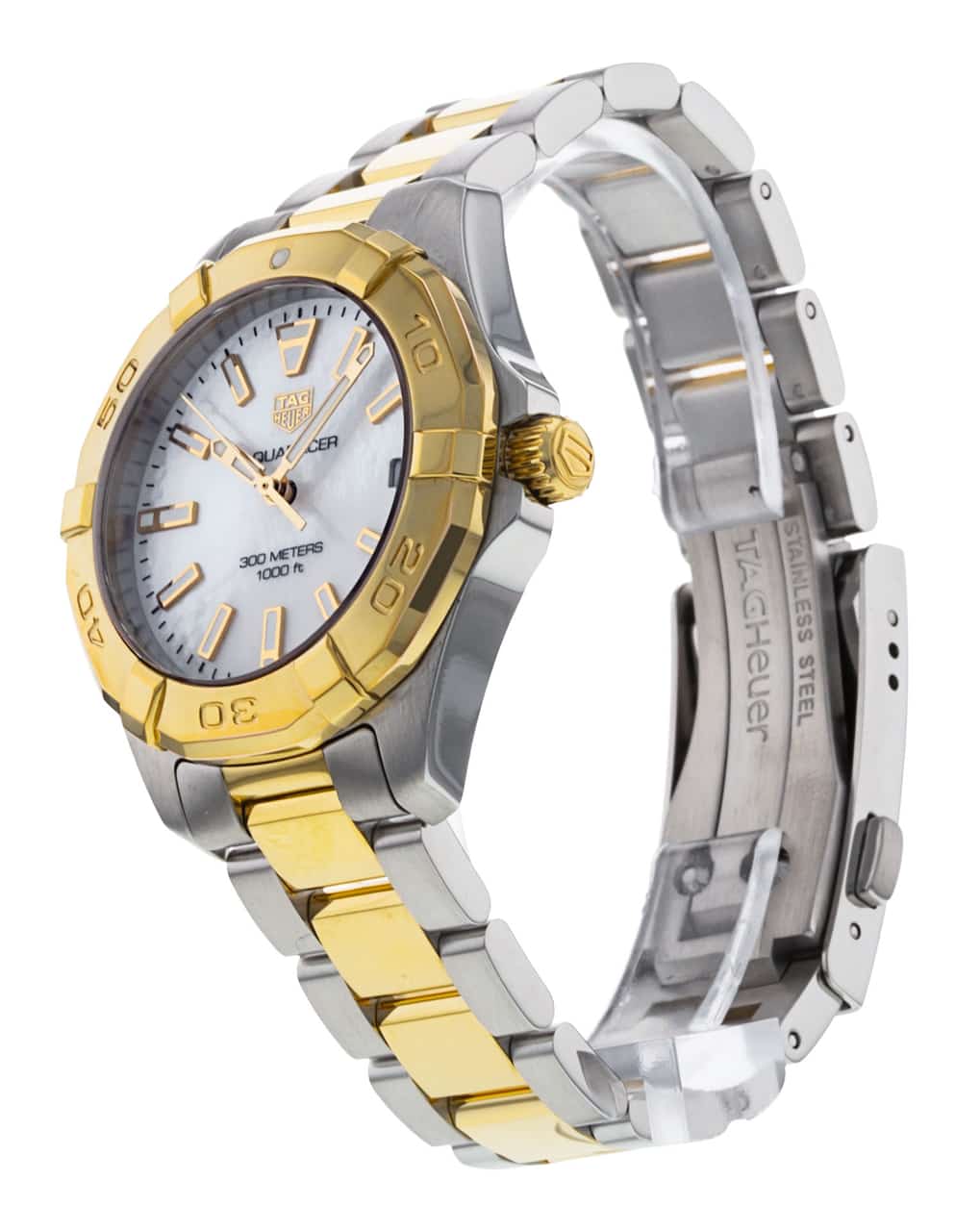 Shop Authentic Tag Heuer Aquaracer Mother of Pearl Dial Watch for Women - WBD1320.BB0320 - Luxxuri