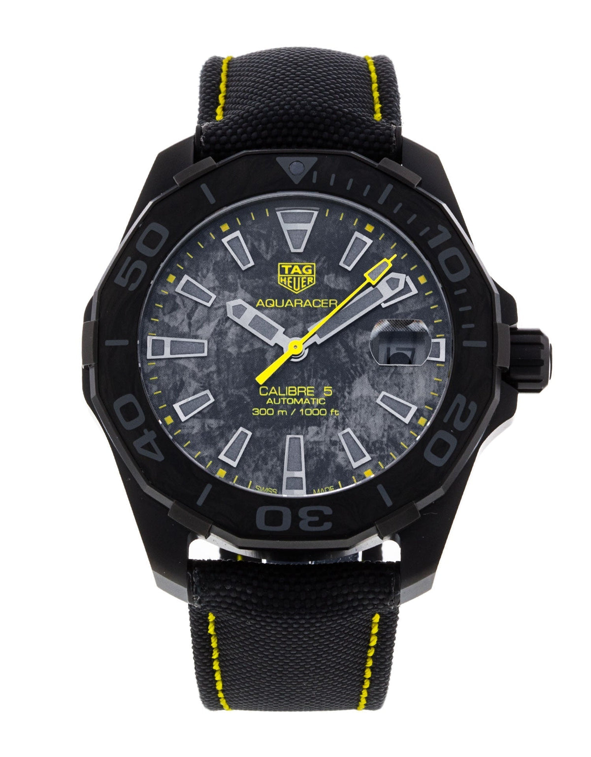 Shop Authentic Tag Heuer Aquaracer Carbon Dial Watch for Men - WBD218B.FC6446 - Luxxuri