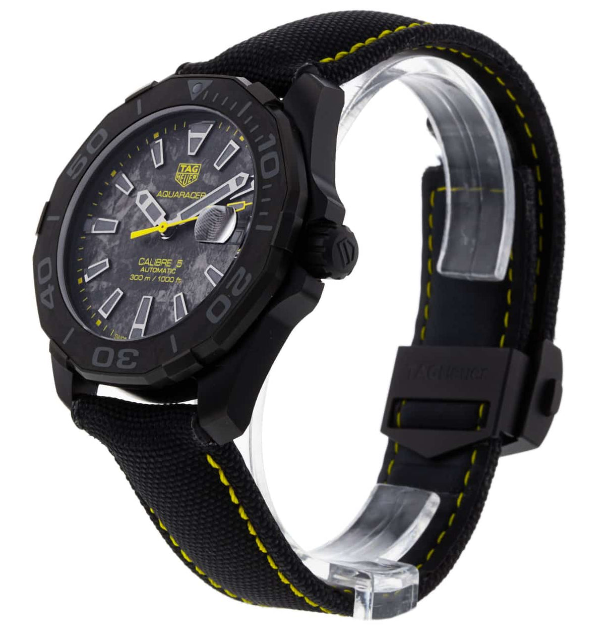 Shop Authentic Tag Heuer Aquaracer Carbon Dial Watch for Men - WBD218B.FC6446 - Luxxuri