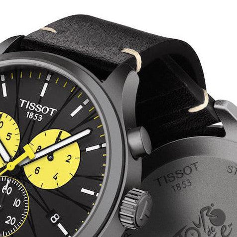Shop Authentic Tissot Chrono XL Tour De France Special Edition Black Dial Black Leather Strap Watch for Men - T116.617.36.051.11 - Luxxuri