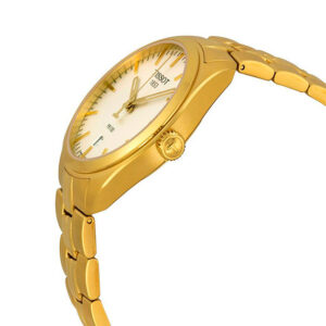 Shop Authentic Tissot T Classic PR 100 Lady White Dial Gold Steel Strap Watch for Women - T101.210.33.031.00 - Luxxuri