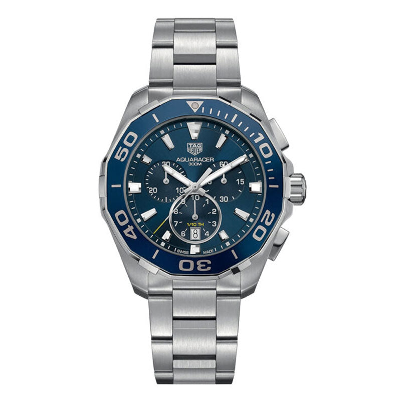 Shop Authentic Tag Heuer Aquaracer Blue Dial Watch for Men - CAY111B.BA0927 - Luxxuri