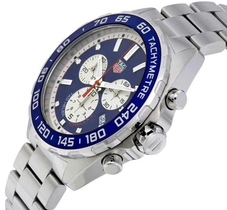 Shop Authentic Tag Heuer Formula 1 Blue Dial Silver Steel Strap Watch for Men - CAZ1018BA0842 - Luxxuri