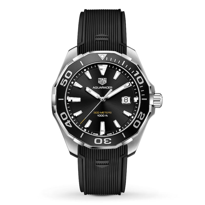 Shop Authentic Tag Heuer Aquaracer Black Dial Watch for Men - WAY101A.FT6141 - Luxxuri