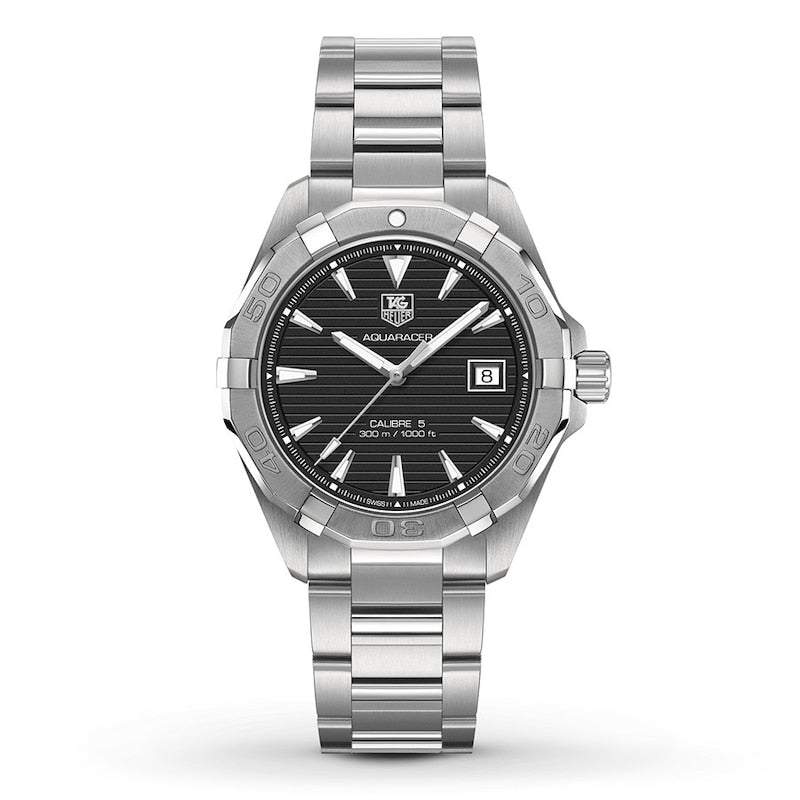 Shop Authentic Tag Heuer Aquaracer Black Dial Watch for Men - WAY2110.BA0928 - Luxxuri