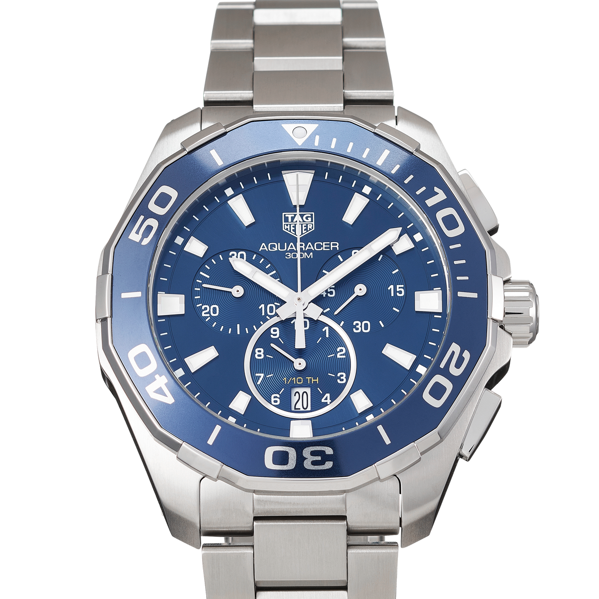 Shop Authentic Tag Heuer Aquaracer Blue Dial Watch for Men - CAY111B.BA0927 - Luxxuri