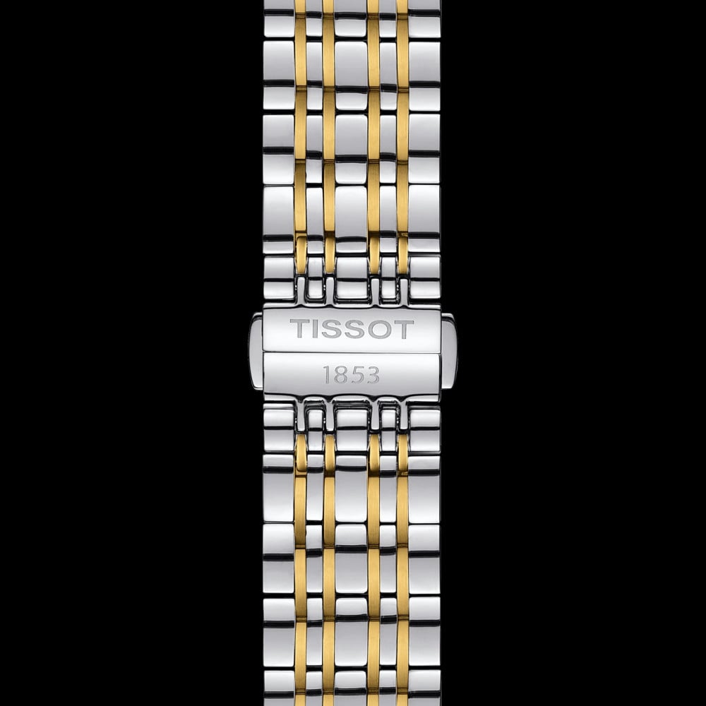 Shop Authentic Tissot T Classic Carson Quartz White Dial Two Tone Steel Strap Watch for Men - T085.410.22.011.00 - Luxxuri
