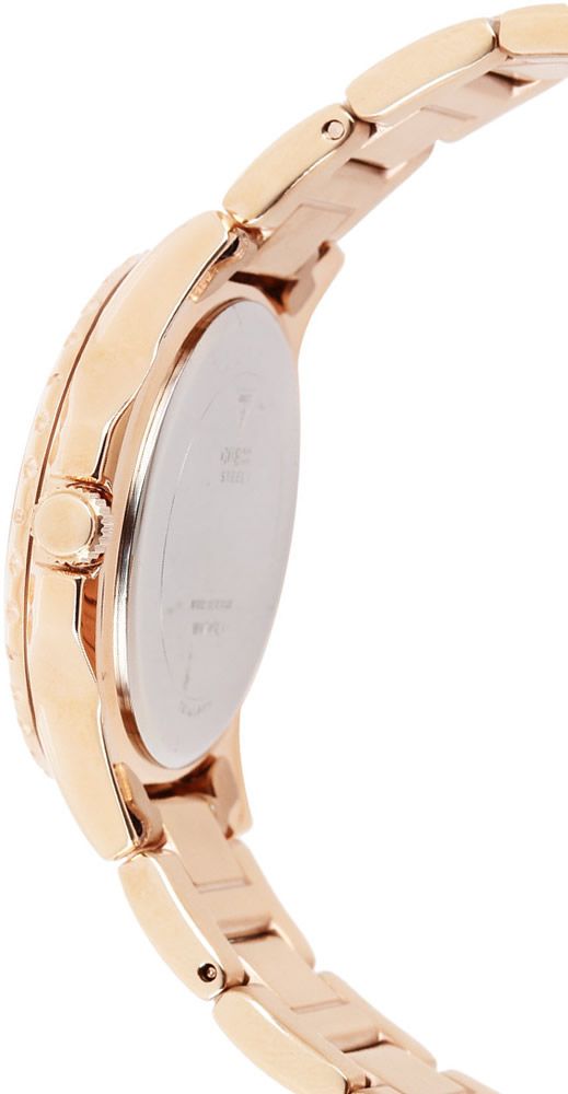 Shop Authentic Guess Sassy Quartz White Dial Rose Gold Steel Strap Watch For Women - W0705L3 - Luxxuri