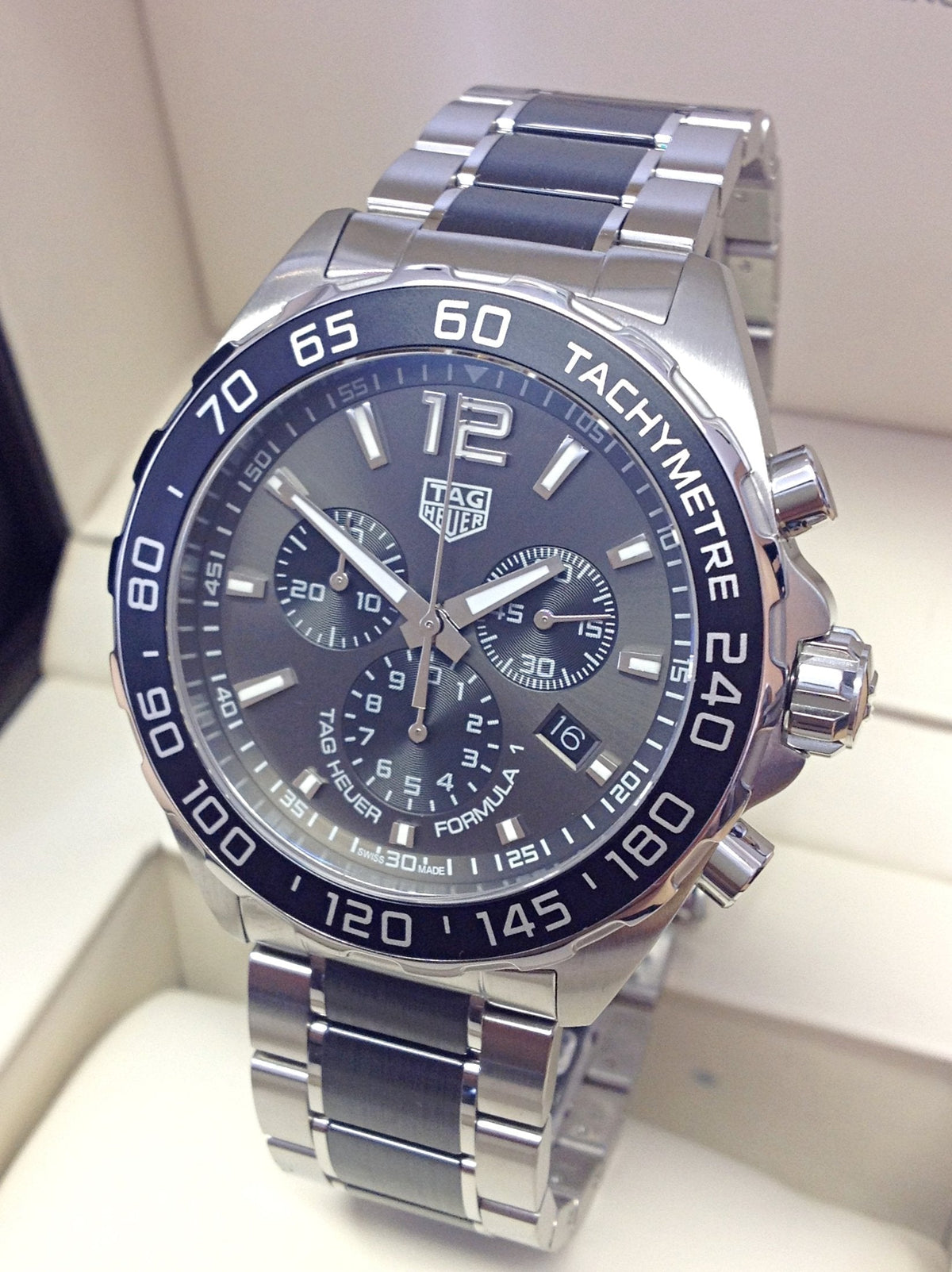 Shop Authentic Tag Heuer Formula 1 Anthracite Dial Watch For Men - CAZ1011.BA0843 - Luxxuri