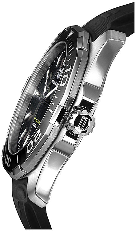 Shop Authentic Tag Heuer Aquaracer Black Dial Watch for Men - WAY101A.FT6141 - Luxxuri