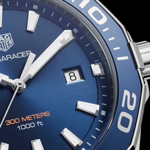 Shop Authentic Tag Heuer Aquaracer Blue Dial Watch for Men - WAY101C.BA0746 - Luxxuri