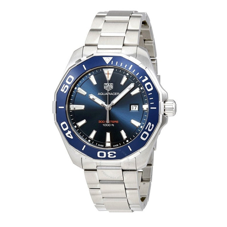 Shop Authentic Tag Heuer Aquaracer Blue Dial Watch for Men - WAY101C.BA0746 - Luxxuri