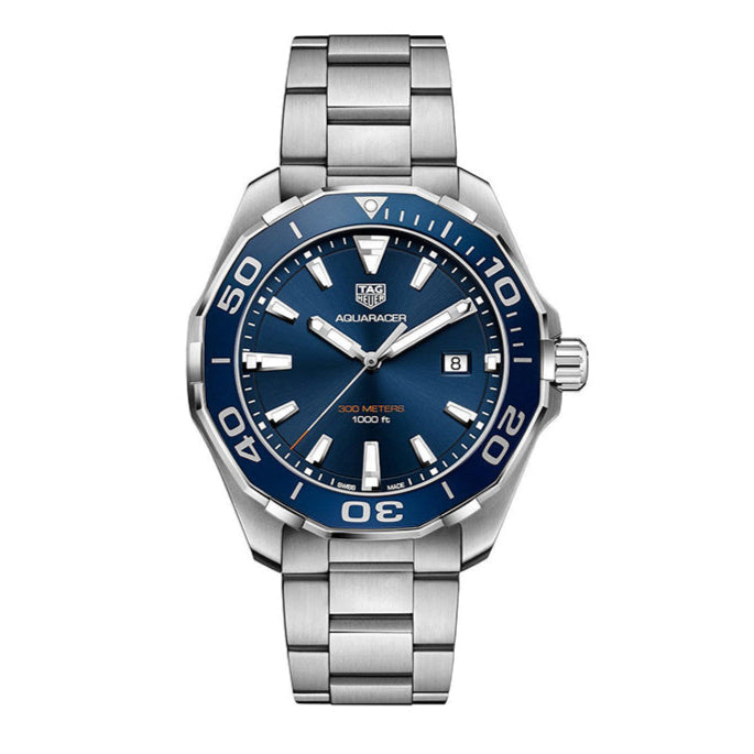 Shop Authentic Tag Heuer Aquaracer Blue Dial Watch for Men - WAY101C.BA0746 - Luxxuri