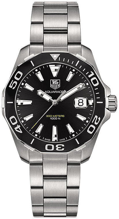 Shop Authentic Tag Heuer Aquaracer Black Dial Watch for Men - WAY111A.BA0928 - Luxxuri