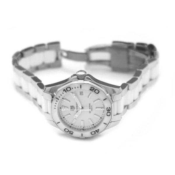Shop Authentic Tag Heuer Aquaracer White Dial Watch for Women - WAY131B.BA0914 - Luxxuri