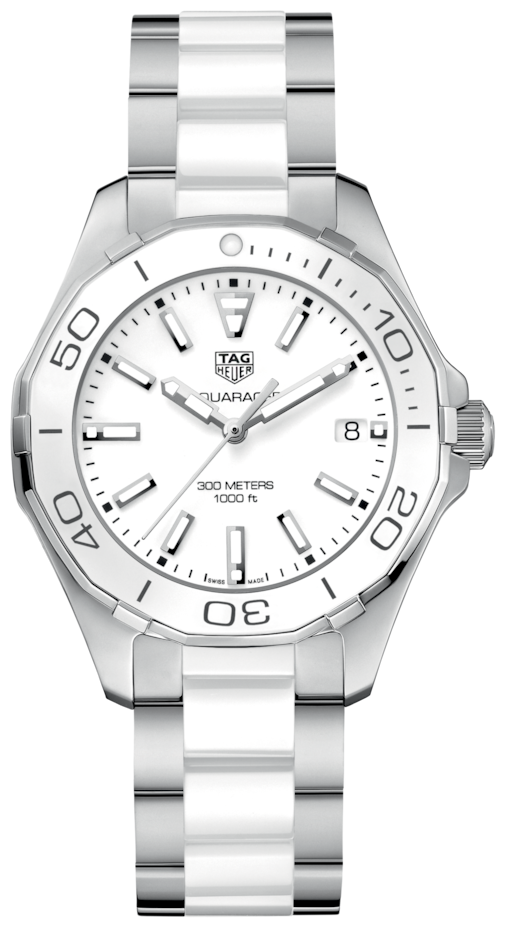 Shop Authentic Tag Heuer Aquaracer White Dial Watch for Women - WAY131B.BA0914 - Luxxuri