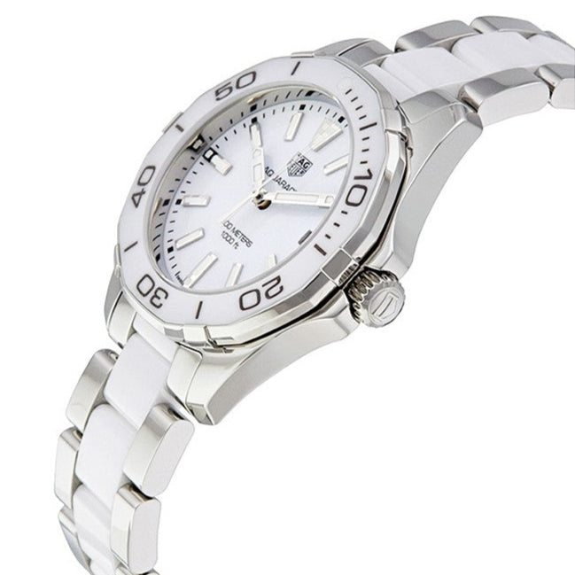 Shop Authentic Tag Heuer Aquaracer White Dial Watch for Women - WAY131B.BA0914 - Luxxuri