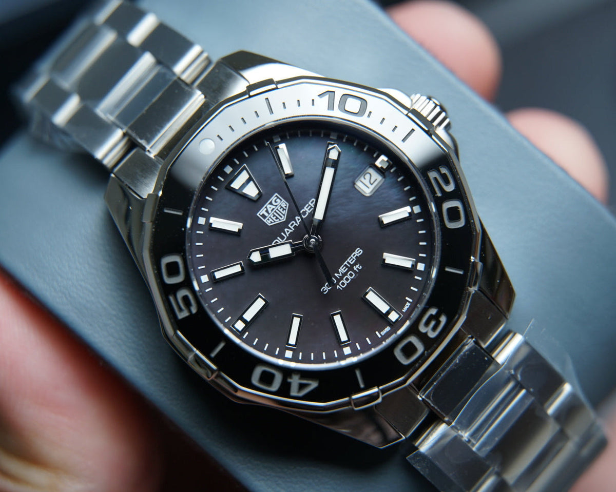 Shop Authentic Tag Heuer Aquaracer Black Dial Watch for Women - WAY131K.BA0748 - Luxxuri