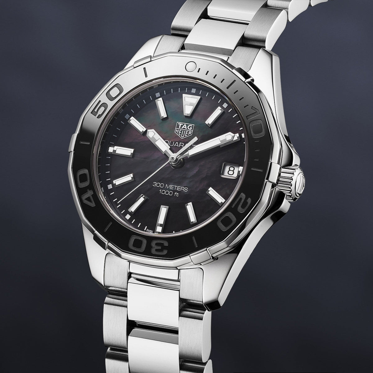 Shop Authentic Tag Heuer Aquaracer Black Dial Watch for Women - WAY131K.BA0748 - Luxxuri