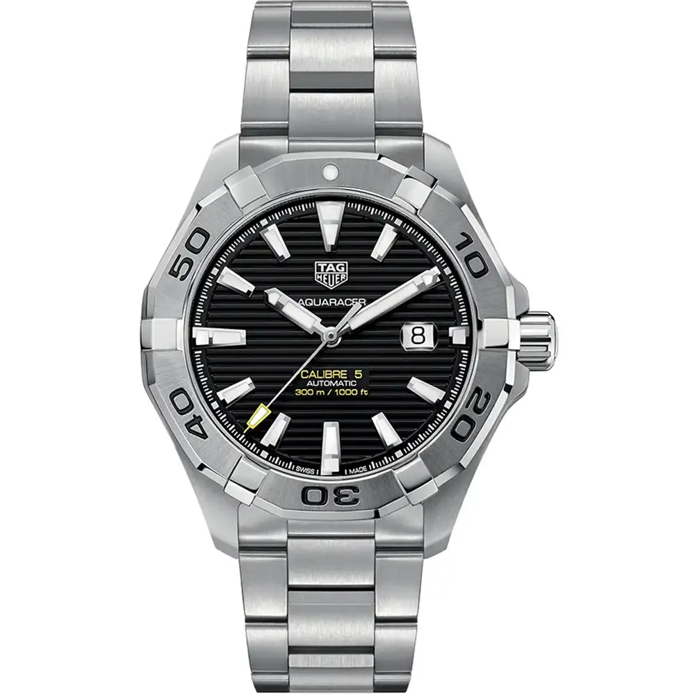 Shop Authentic Tag Heuer Aquaracer Black Dial Watch for Men - WAY2010.BA0927 - Luxxuri