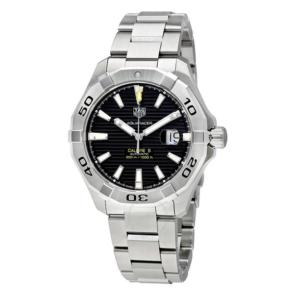 Shop Authentic Tag Heuer Aquaracer Black Dial Watch for Men - WAY2010.BA0927 - Luxxuri