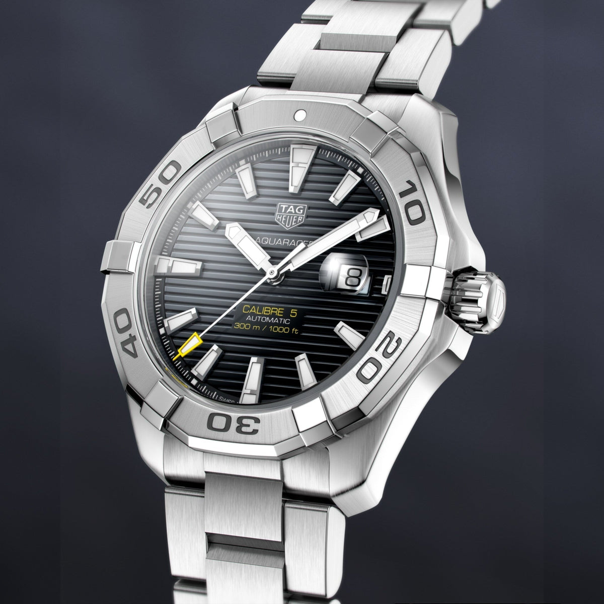 Shop Authentic Tag Heuer Aquaracer Black Dial Watch for Men - WAY2010.BA0927 - Luxxuri