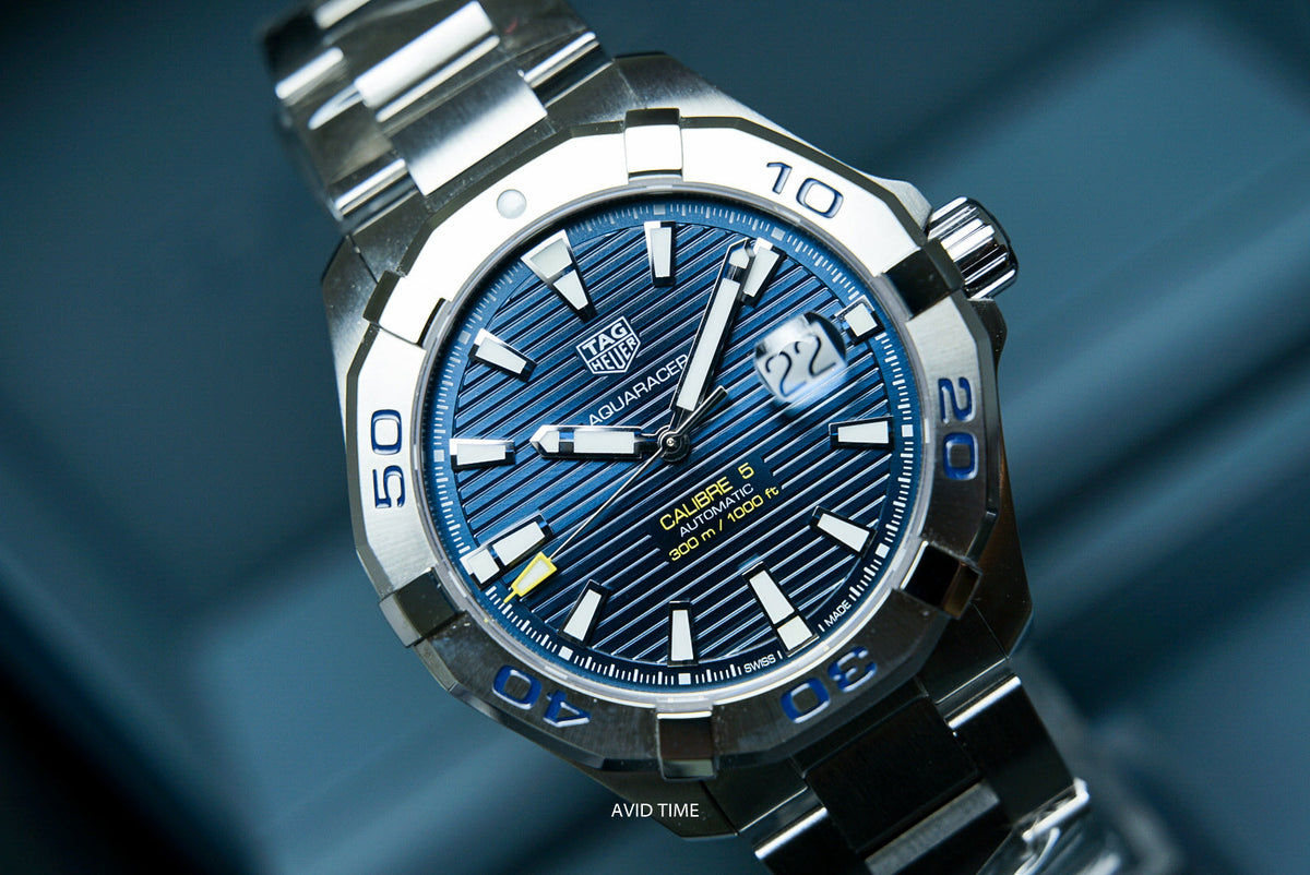 Shop Authentic Tag Heuer Aquaracer Blue Dial Watch for Men - WAY2012.BA0927 - Luxxuri