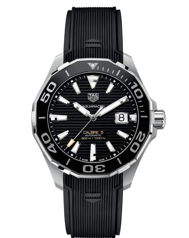 Shop Authentic Tag Heuer Aquaracer Black Dial Watch for Men - WAY201A.FT6142 - Luxxuri