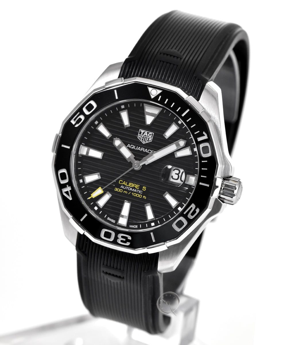 Shop Authentic Tag Heuer Aquaracer Black Dial Watch for Men - WAY201A.FT6142 - Luxxuri