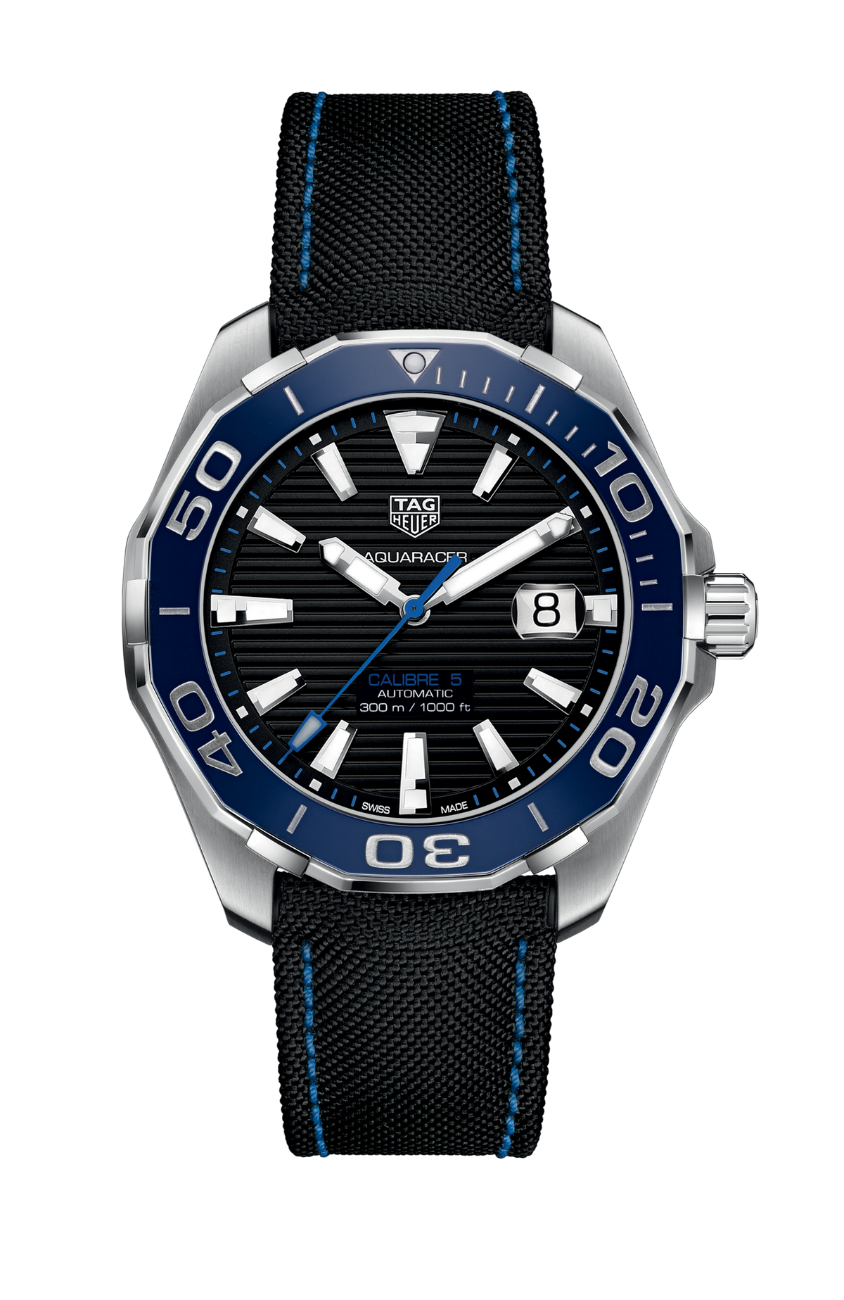 Shop Authentic Tag Heuer Aquaracer Black Dial Watch for Men - WAY201C.FC6395 - Luxxuri