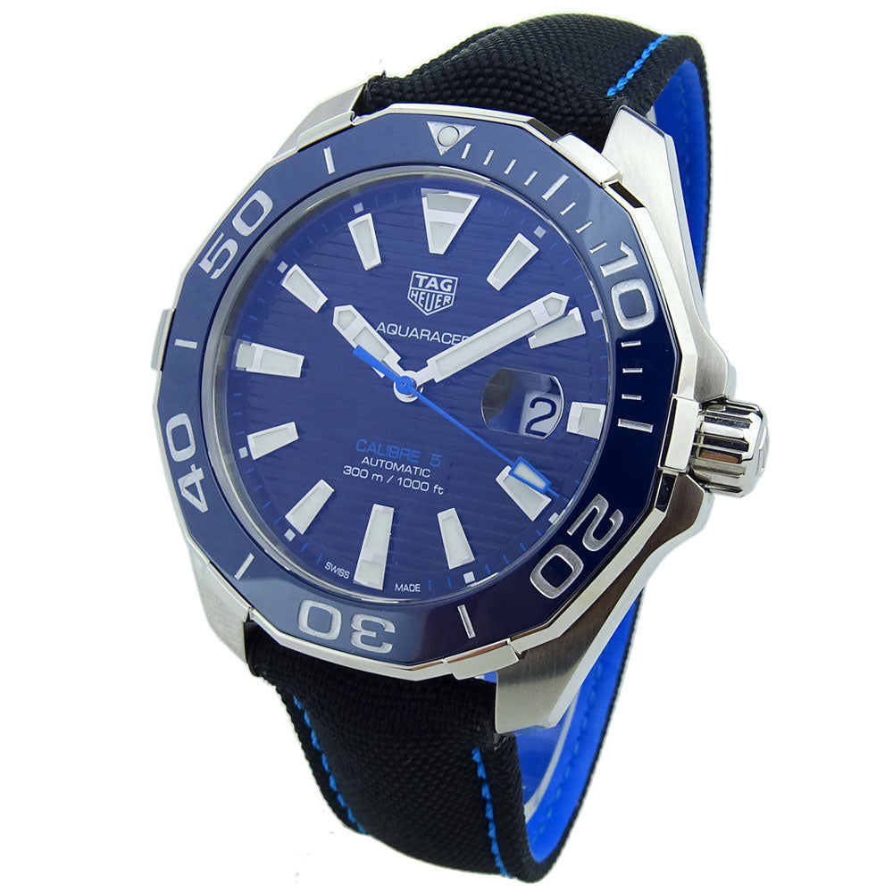 Shop Authentic Tag Heuer Aquaracer Black Dial Watch for Men - WAY201C.FC6395 - Luxxuri