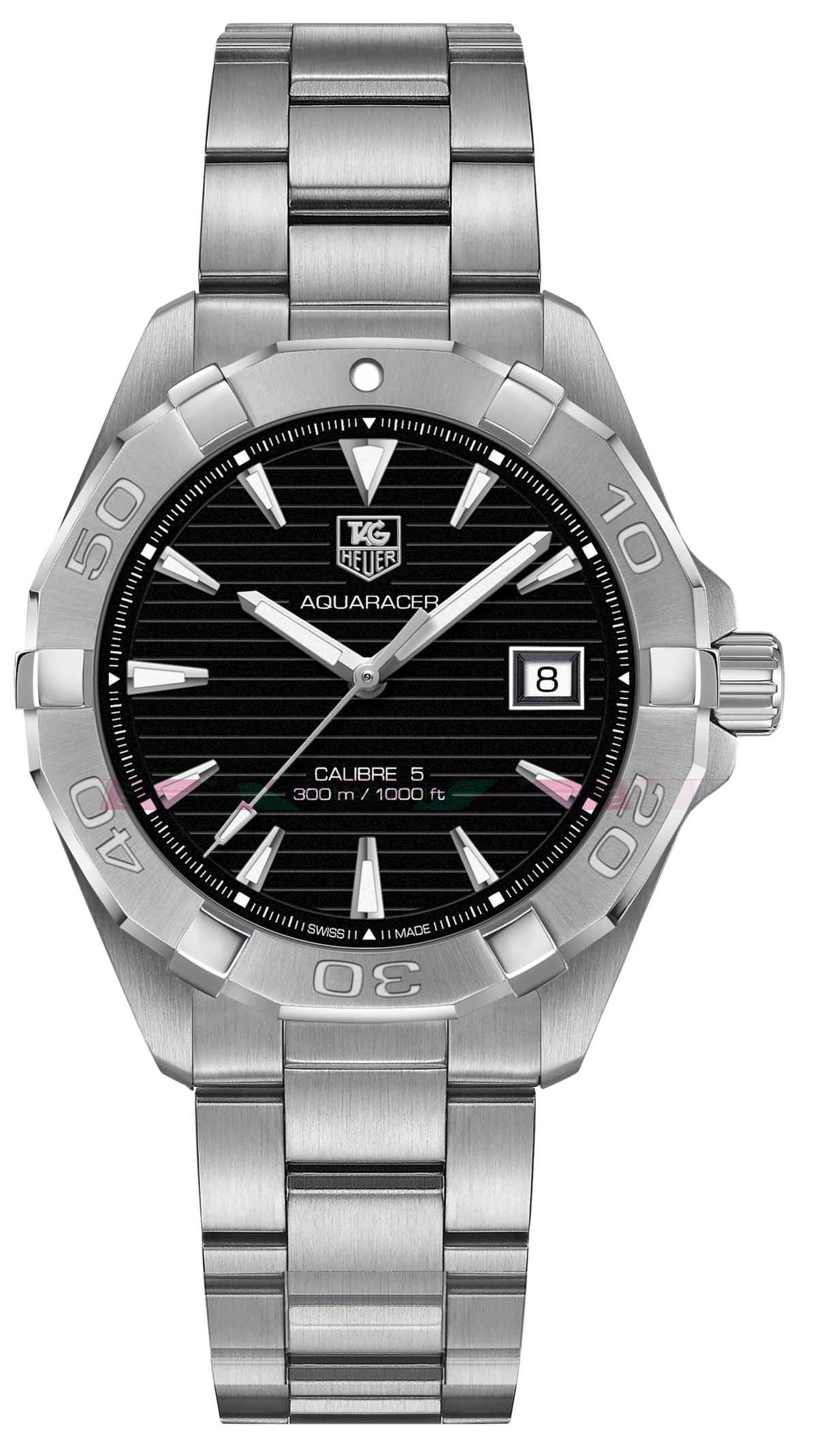 Shop Authentic Tag Heuer Aquaracer Black Dial Watch for Men - WAY2110.BA0928 - Luxxuri